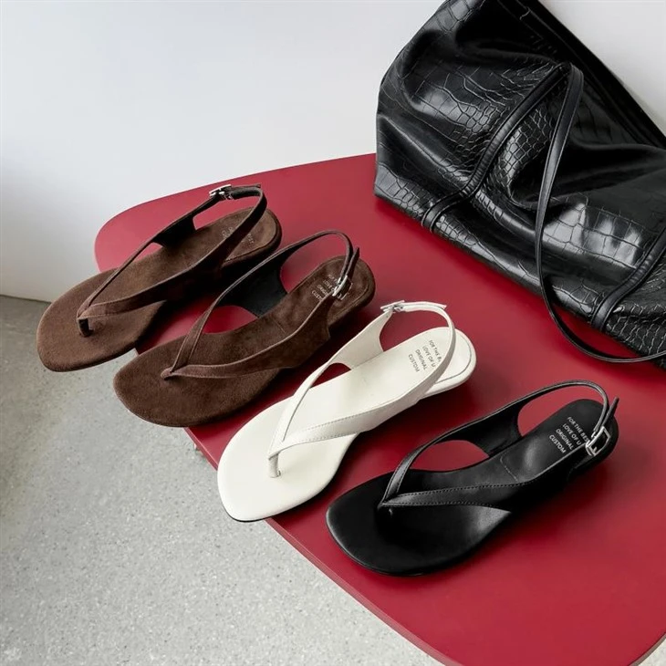 Minimalist Wedge Sandals high quality